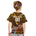 Custom Hawthorn Hawks NAIDOC Week 2024 Kid T Shirt Mascot Football