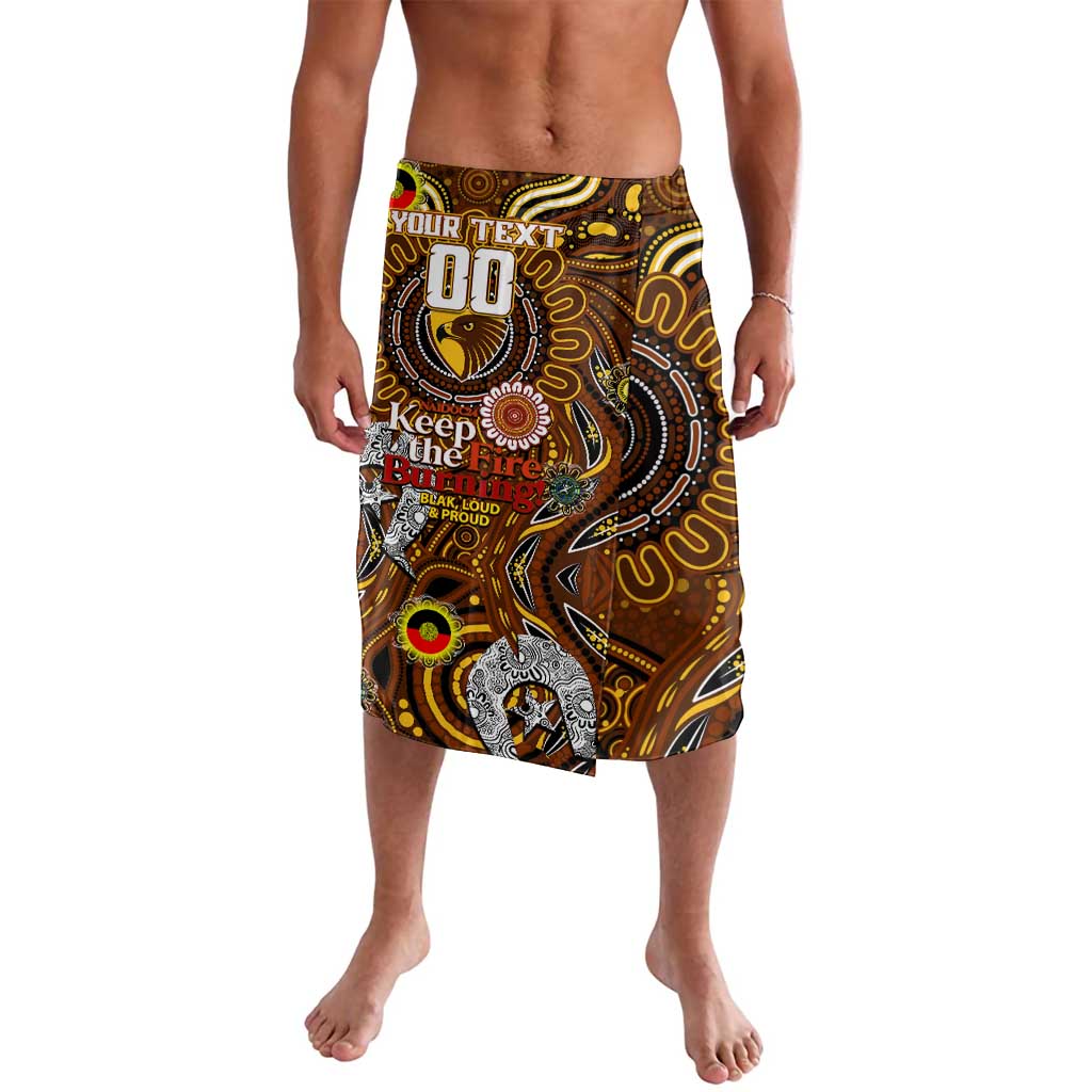 Custom Hawthorn Hawks NAIDOC Week 2024 Lavalava Mascot Football