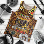 Custom Hawthorn Hawks NAIDOC Week 2024 Men Tank Top Mascot Football