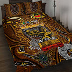 Hawthorn Hawks NAIDOC Week 2024 Quilt Bed Set Mascot Football
