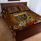 Hawthorn Hawks NAIDOC Week 2024 Quilt Bed Set Mascot Football