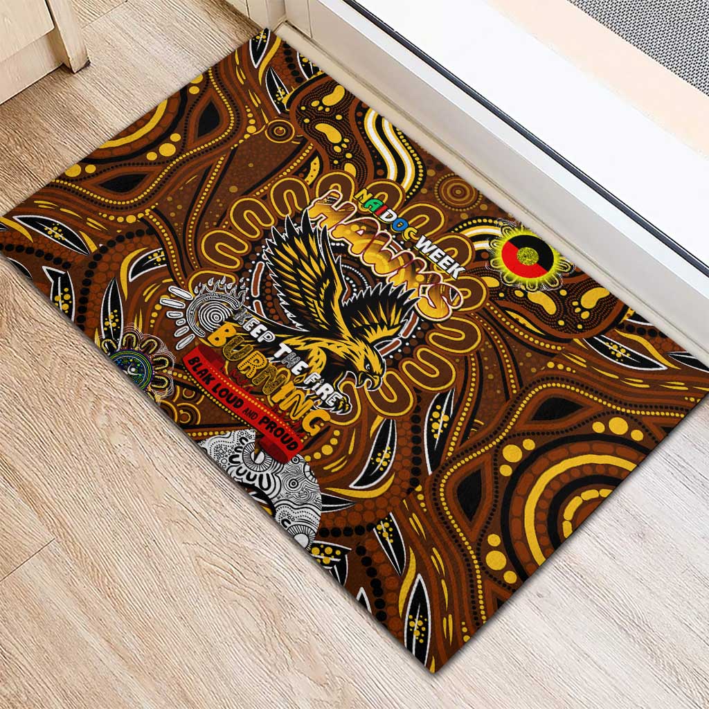 Hawthorn Hawks NAIDOC Week 2024 Rubber Doormat Mascot Football