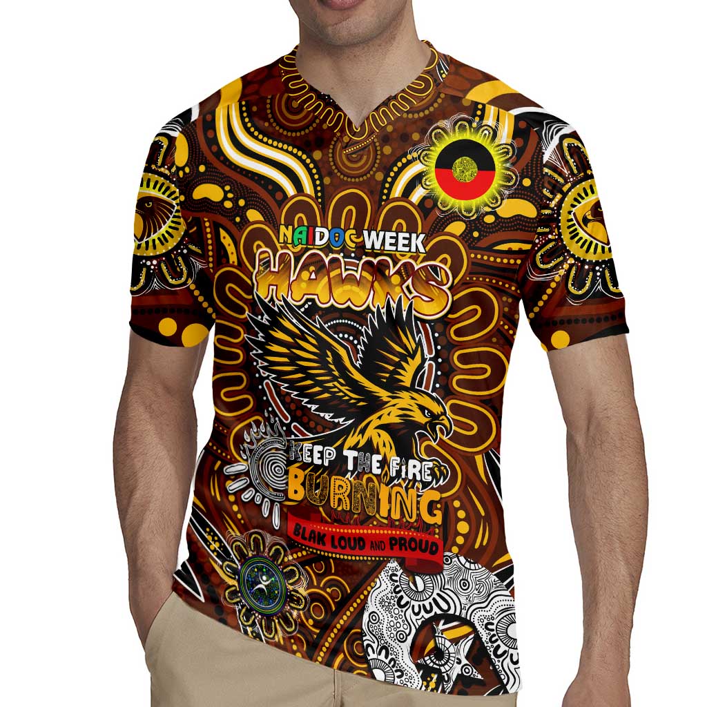 Custom Hawthorn Hawks NAIDOC Week 2024 Rugby Jersey Mascot Football