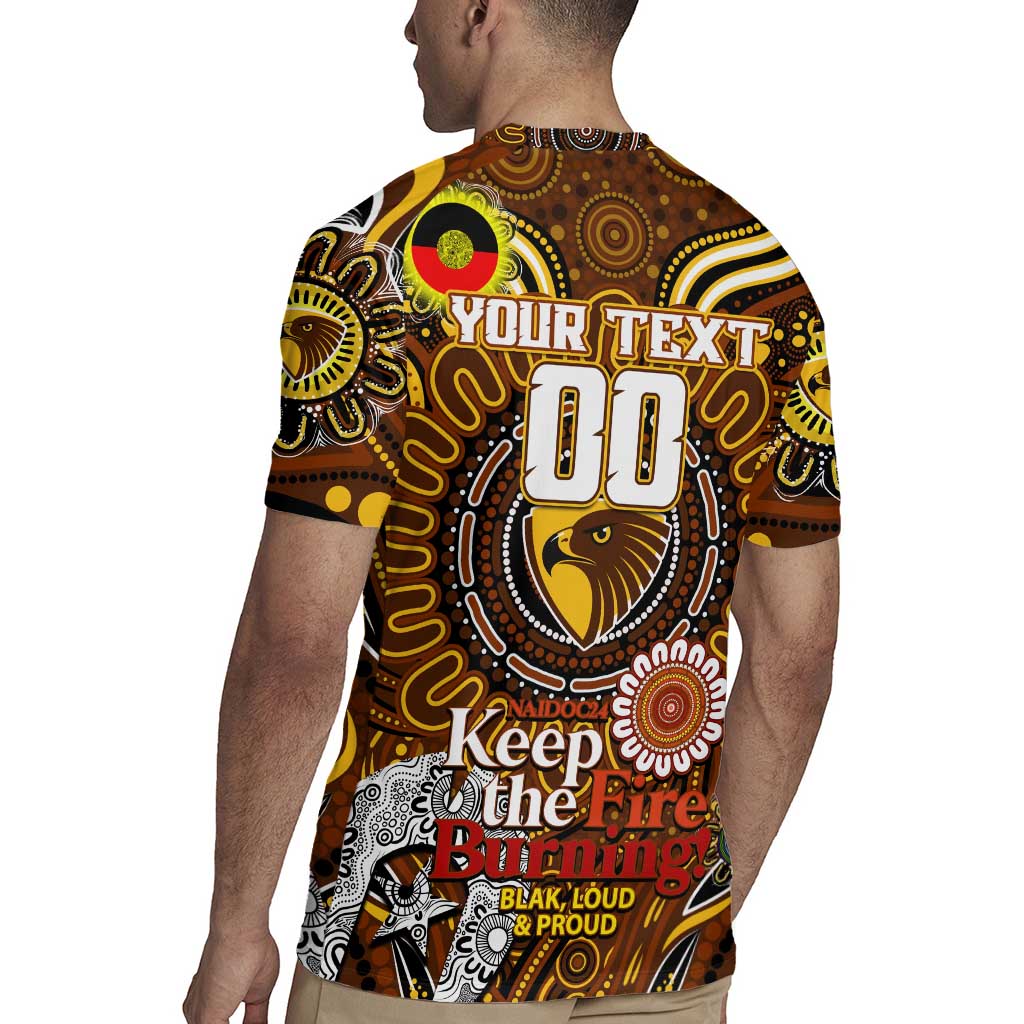 Custom Hawthorn Hawks NAIDOC Week 2024 Rugby Jersey Mascot Football