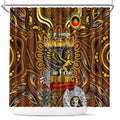 Hawthorn Hawks NAIDOC Week 2024 Shower Curtain Mascot Football