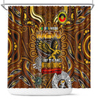 Hawthorn Hawks NAIDOC Week 2024 Shower Curtain Mascot Football