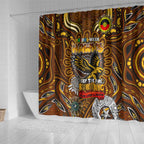 Hawthorn Hawks NAIDOC Week 2024 Shower Curtain Mascot Football