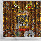 Hawthorn Hawks NAIDOC Week 2024 Shower Curtain Mascot Football