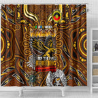 Hawthorn Hawks NAIDOC Week 2024 Shower Curtain Mascot Football