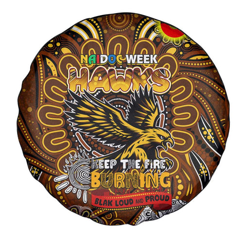 Hawthorn Hawks NAIDOC Week 2024 Spare Tire Cover Mascot Football