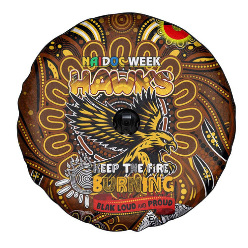 Hawthorn Hawks NAIDOC Week 2024 Spare Tire Cover Mascot Football