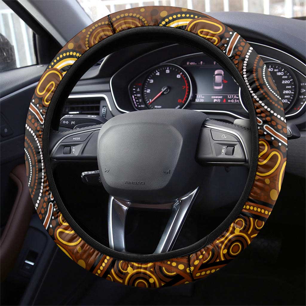 Hawthorn Hawks NAIDOC Week 2024 Steering Wheel Cover Mascot Football