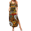 Custom Hawthorn Hawks NAIDOC Week 2024 Summer Maxi Dress Mascot Football