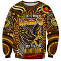 Custom Hawthorn Hawks NAIDOC Week 2024 Sweatshirt Mascot Football