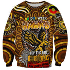 Custom Hawthorn Hawks NAIDOC Week 2024 Sweatshirt Mascot Football
