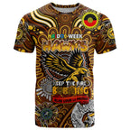 Custom Hawthorn Hawks NAIDOC Week 2024 T Shirt Mascot Football