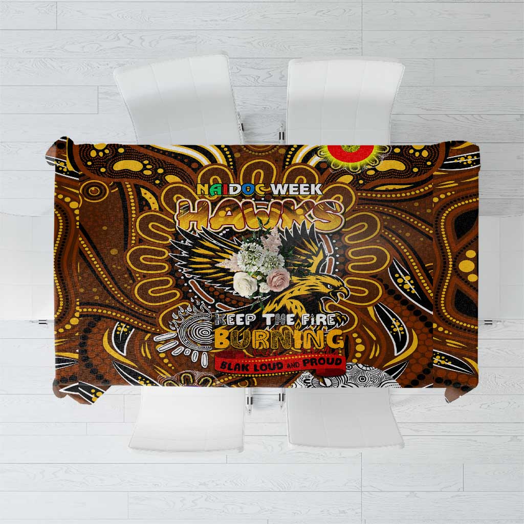 Hawthorn Hawks NAIDOC Week 2024 Tablecloth Mascot Football