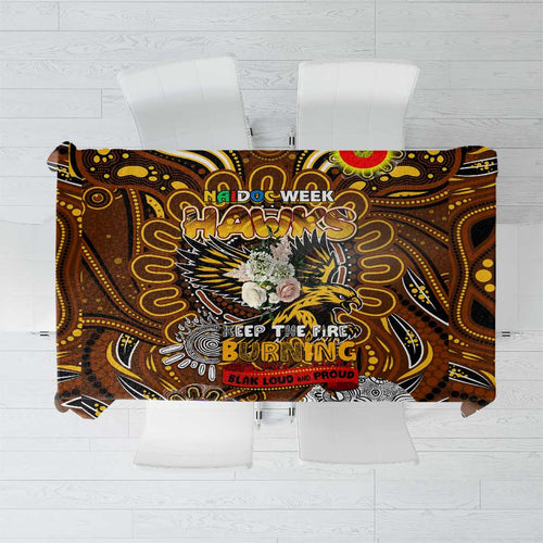Hawthorn Hawks NAIDOC Week 2024 Tablecloth Mascot Football