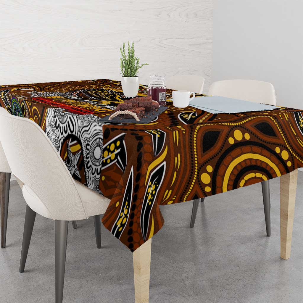 Hawthorn Hawks NAIDOC Week 2024 Tablecloth Mascot Football