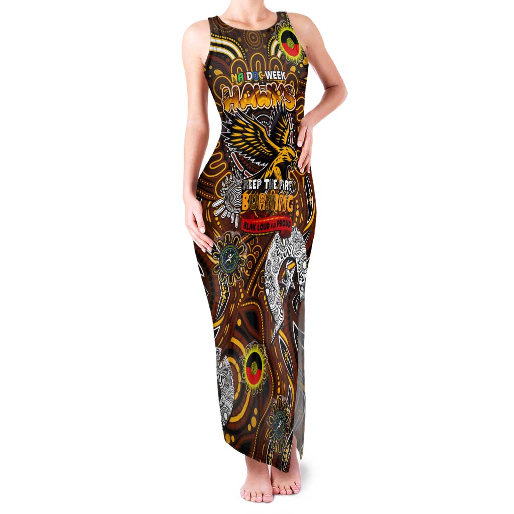 Custom Hawthorn Hawks NAIDOC Week 2024 Tank Maxi Dress Mascot Football