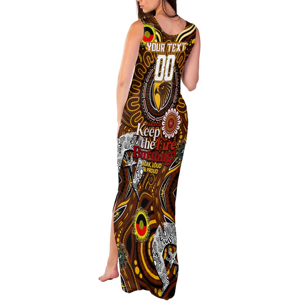Custom Hawthorn Hawks NAIDOC Week 2024 Tank Maxi Dress Mascot Football
