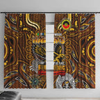 Hawthorn Hawks NAIDOC Week 2024 Window Curtain Mascot Football