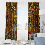Hawthorn Hawks NAIDOC Week 2024 Window Curtain Mascot Football