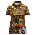 Custom Hawthorn Hawks NAIDOC Week 2024 Women Polo Shirt Mascot Football