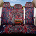Melbourne Demons NAIDOC Week 2024 Back Car Seat Cover Mascot Football