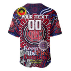 Custom Melbourne Demons NAIDOC Week 2024 Baseball Jersey Mascot Football