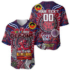 Custom Melbourne Demons NAIDOC Week 2024 Baseball Jersey Mascot Football