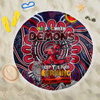 Melbourne Demons NAIDOC Week 2024 Beach Blanket Mascot Football