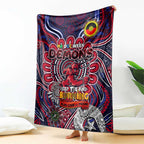 Melbourne Demons NAIDOC Week 2024 Blanket Mascot Football
