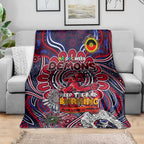 Melbourne Demons NAIDOC Week 2024 Blanket Mascot Football