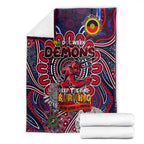 Melbourne Demons NAIDOC Week 2024 Blanket Mascot Football