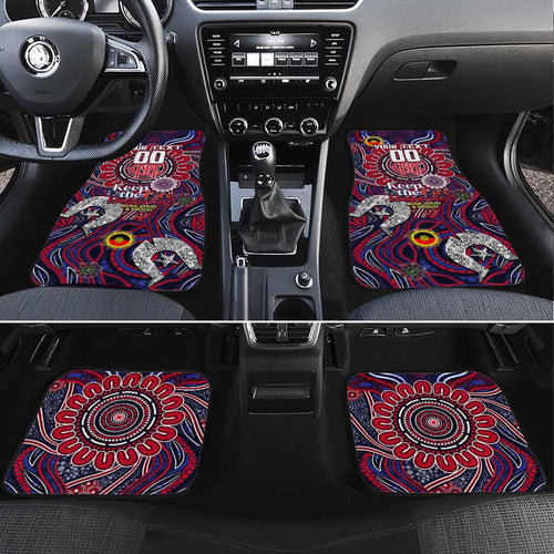 Melbourne Demons NAIDOC Week 2024 Car Mats Mascot Football