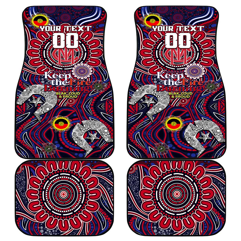 Melbourne Demons NAIDOC Week 2024 Car Mats Mascot Football