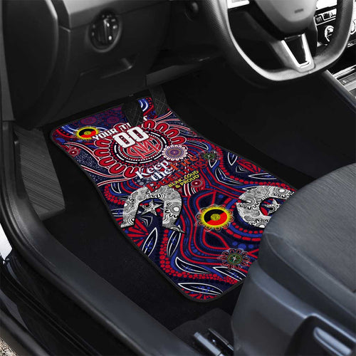 Melbourne Demons NAIDOC Week 2024 Car Mats Mascot Football