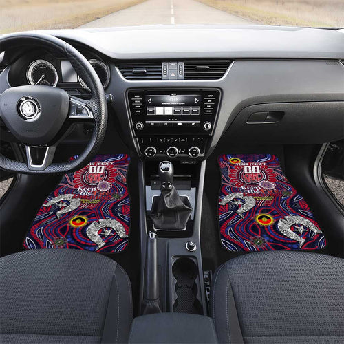 Melbourne Demons NAIDOC Week 2024 Car Mats Mascot Football