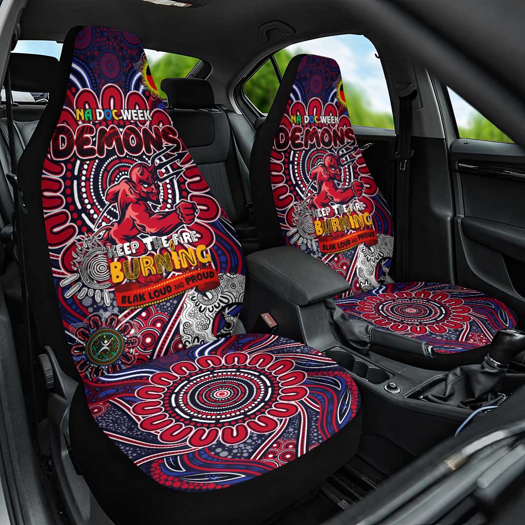 Melbourne Demons NAIDOC Week 2024 Car Seat Cover Mascot Football