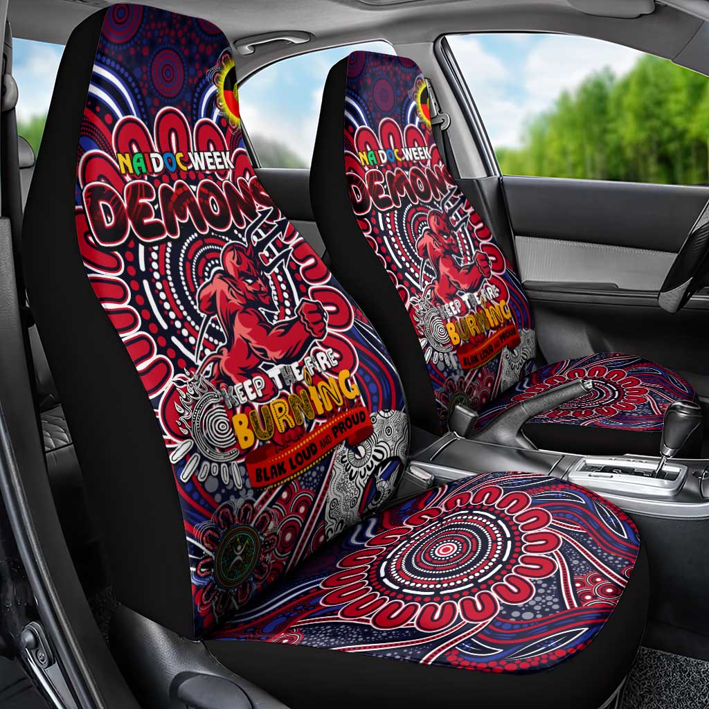 Melbourne Demons NAIDOC Week 2024 Car Seat Cover Mascot Football