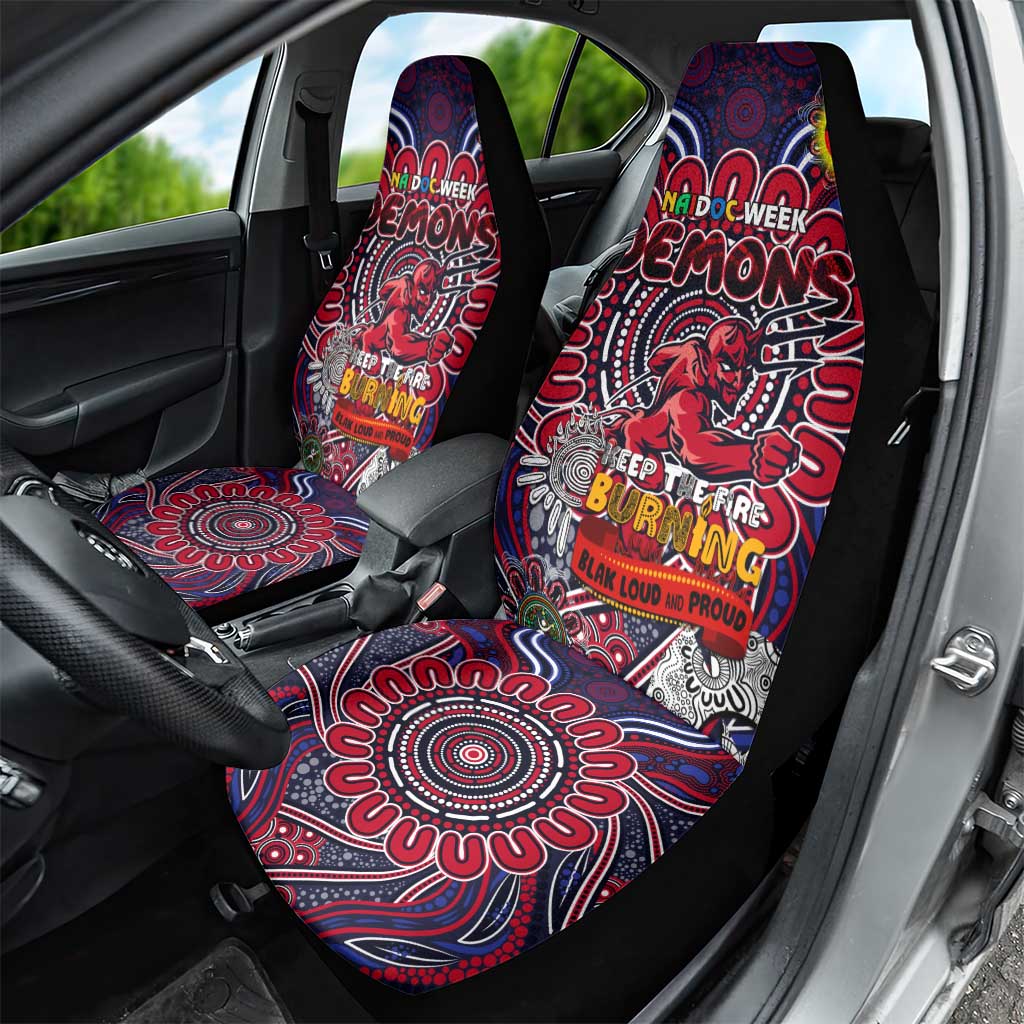 Melbourne Demons NAIDOC Week 2024 Car Seat Cover Mascot Football