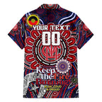 Custom Melbourne Demons NAIDOC Week 2024 Family Matching Tank Maxi Dress and Hawaiian Shirt Mascot Football