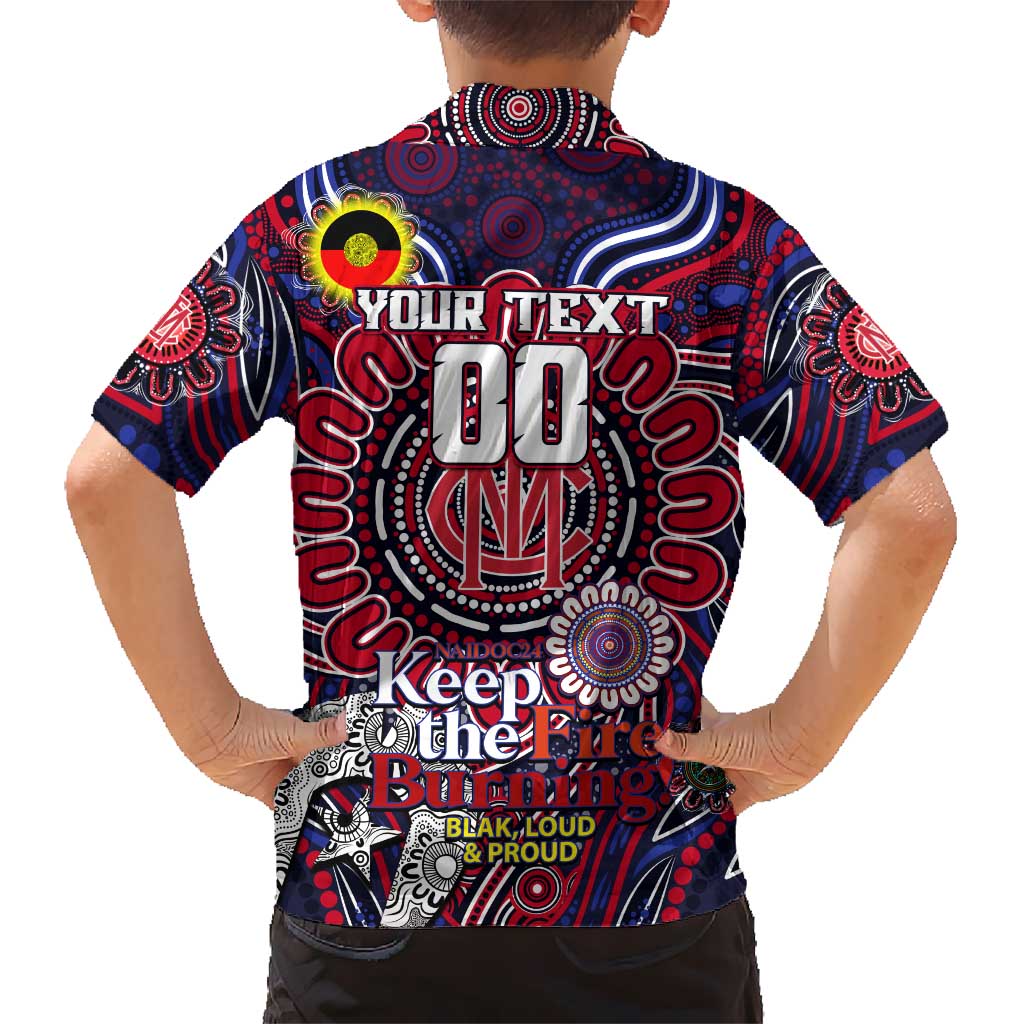 Custom Melbourne Demons NAIDOC Week 2024 Hawaiian Shirt Mascot Football