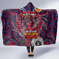 Melbourne Demons NAIDOC Week 2024 Hooded Blanket Mascot Football