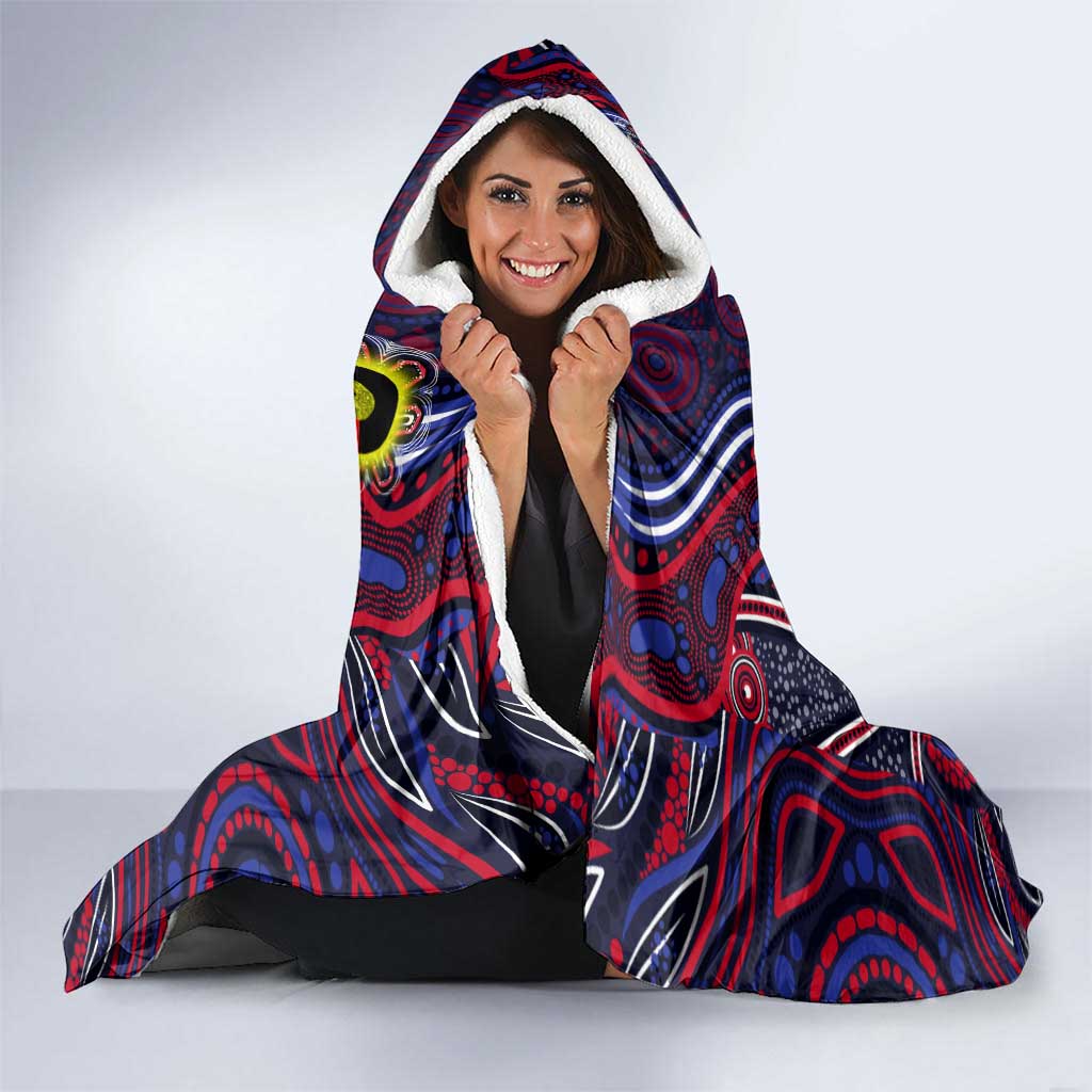 Melbourne Demons NAIDOC Week 2024 Hooded Blanket Mascot Football