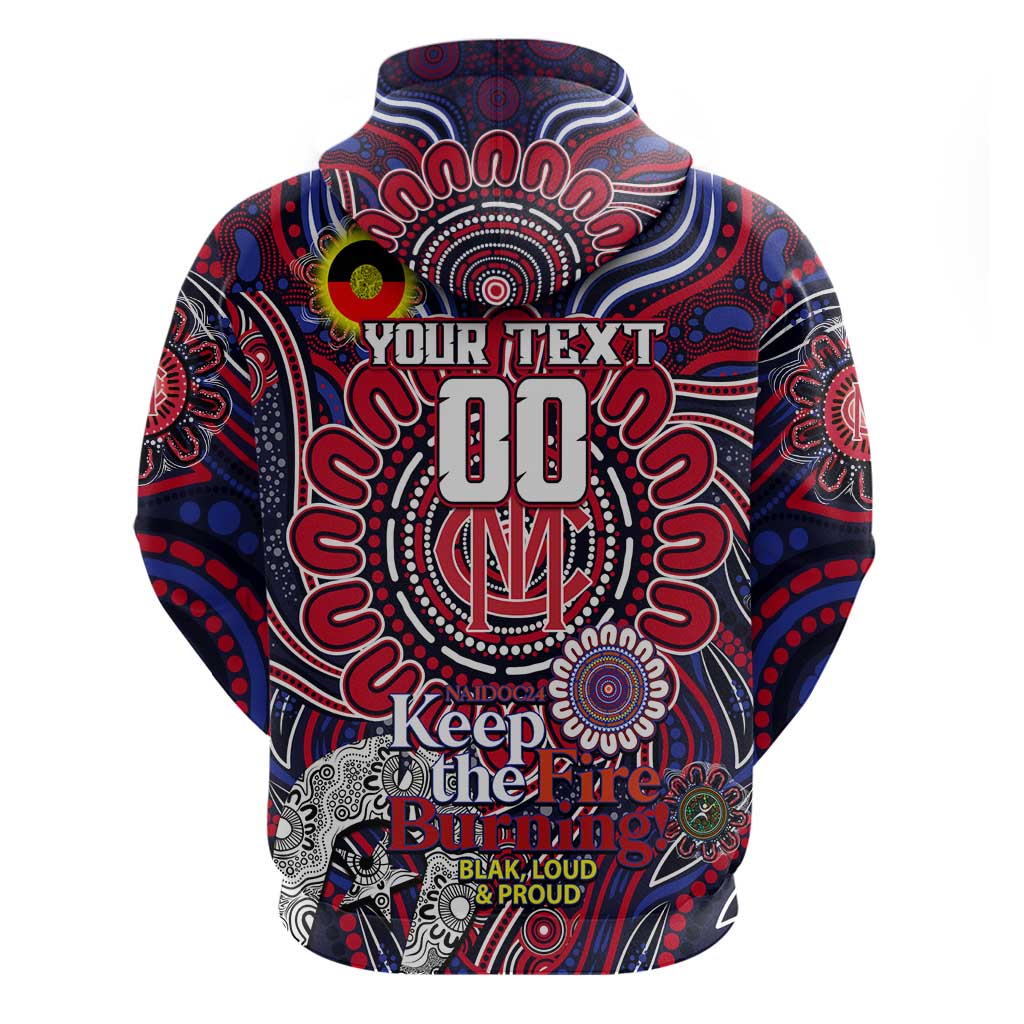 Custom Melbourne Demons NAIDOC Week 2024 Hoodie Mascot Football