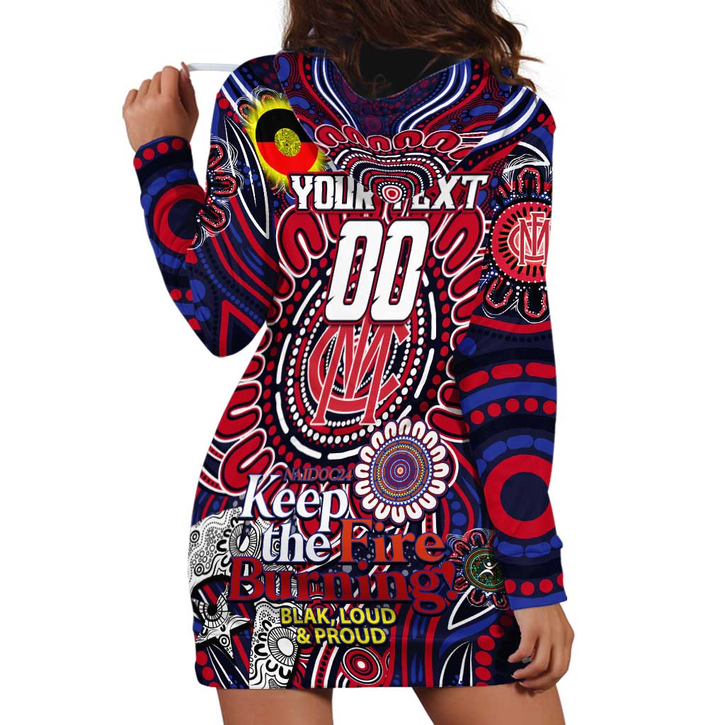 Custom Melbourne Demons NAIDOC Week 2024 Hoodie Dress Mascot Football