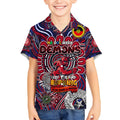 Custom Melbourne Demons NAIDOC Week 2024 Kid Hawaiian Shirt Mascot Football