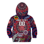 Custom Melbourne Demons NAIDOC Week 2024 Kid Hoodie Mascot Football
